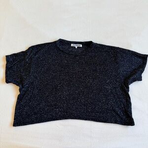 Joah Brown Black Crop Top